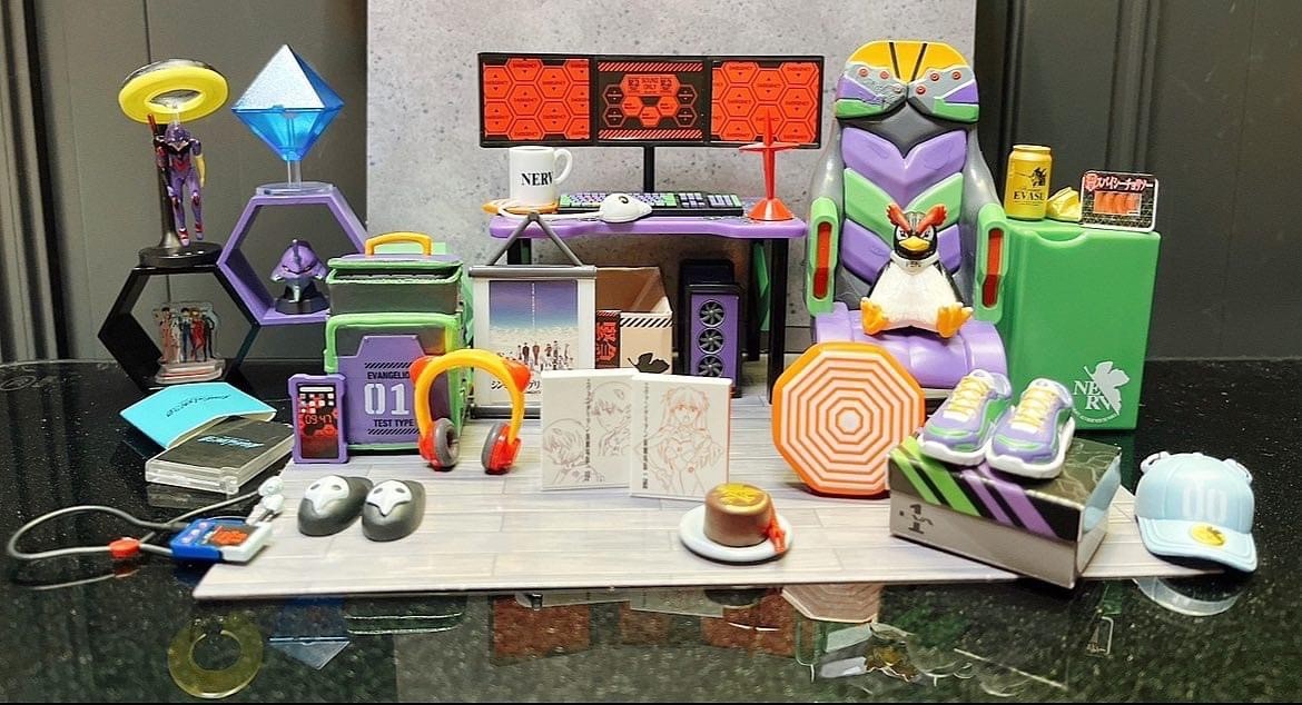 Re-Ment - Evangelion Room by Re-Ment (Set of 8)