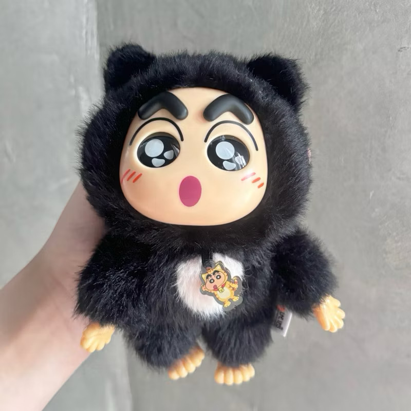 ตุ๊กตาพวงกุญแจ Crayon Shinchan Animal Party Plush Toy Series Keychain by Mokau