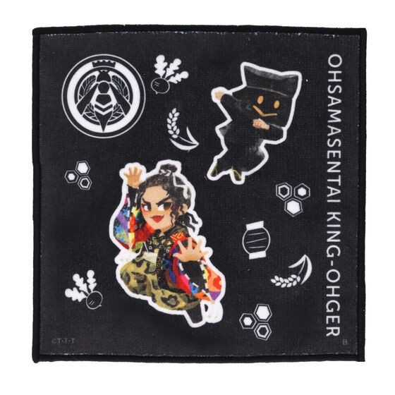 PRE-ORDER : Ohsama Sentai King-Ohger Deformed Mini Towel Entourage Pattern (7 types in total)