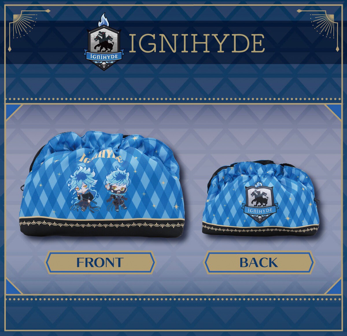 PRE-ORDER : Disney Twisted Wonderland Original Illustration Frill Pouch