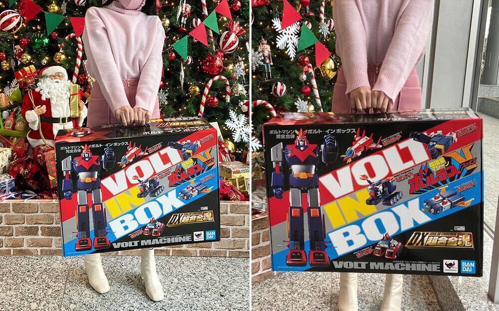 DX SOUL OF CHOGOKIN Volt in Box Voltes V by Bandai (มีกล่องน้ำตาล)(มีเสียง)