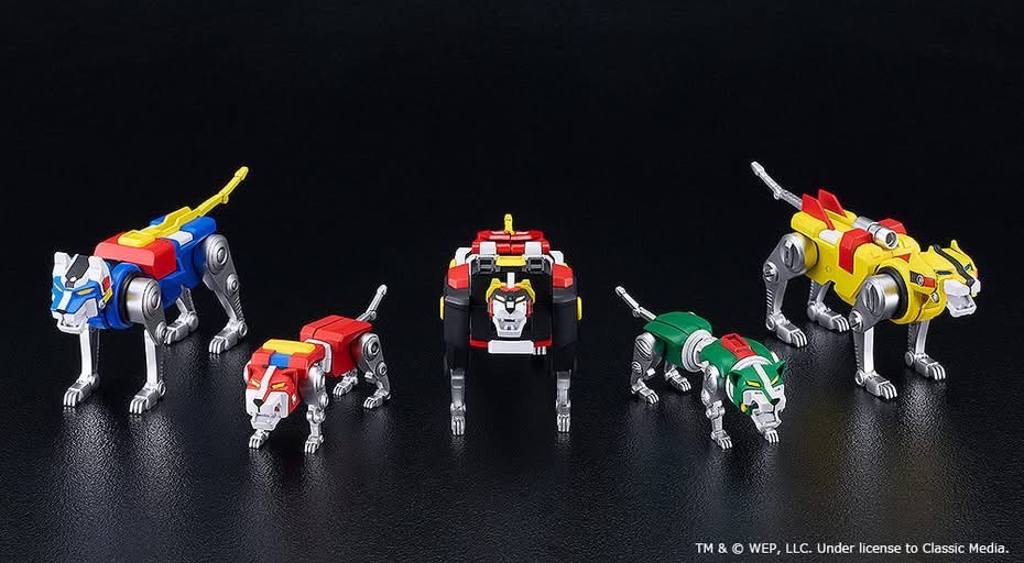 Pre-order : MODEROID Voltron (Beast King GoLion) Plastic Model Kit by Good Smile Company (Reissue)