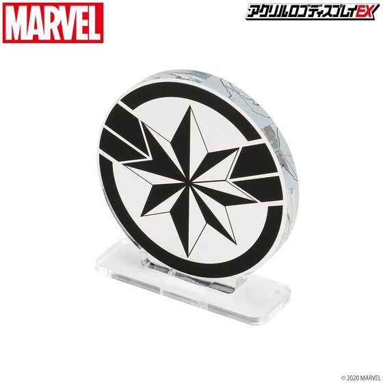 PRE-ORDER : Acrylic Logo Display EX Marvel Hero Mark Captain Marvel