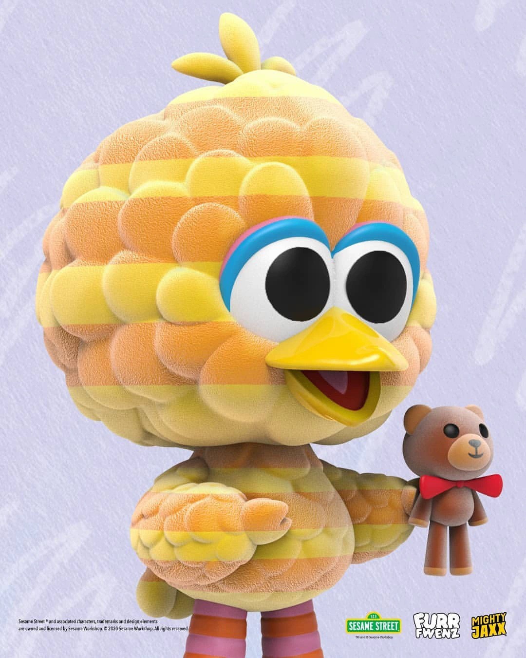 Fur Fwenz : Sesame Street Series Blind Box by Mighty Jaxx (Set of 6+3 secrets)