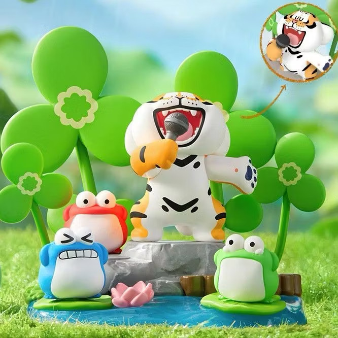 ร้าน🇹🇭 พร้อมส่ง✨ โมเดลได้ 1 ตัว - Panghu I'm Not Fat Tiger - Little Tiger and His Partners Series by Funism