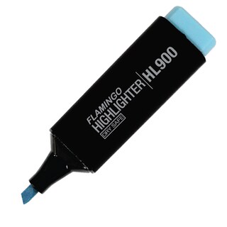 ปากกาเน้นข้อความหัวตัด สีฟ้า ฟลามิงโก้ HL900