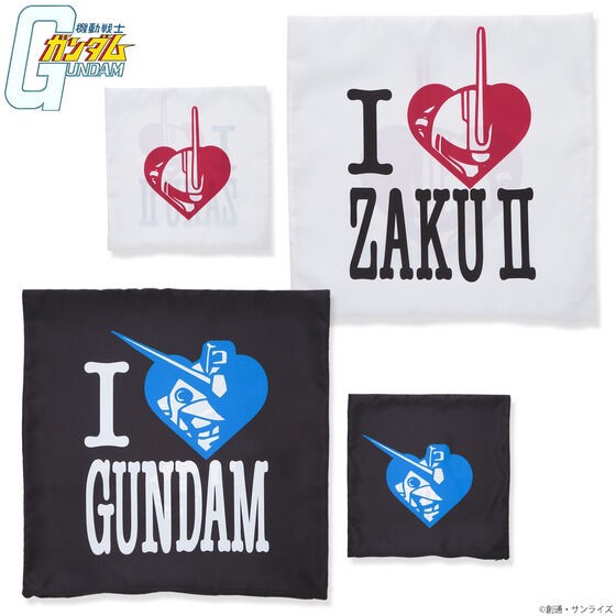 PRE-ORDER : Mobile Suit Gundam I LOVE MOBILE SUIT Cushion Cover