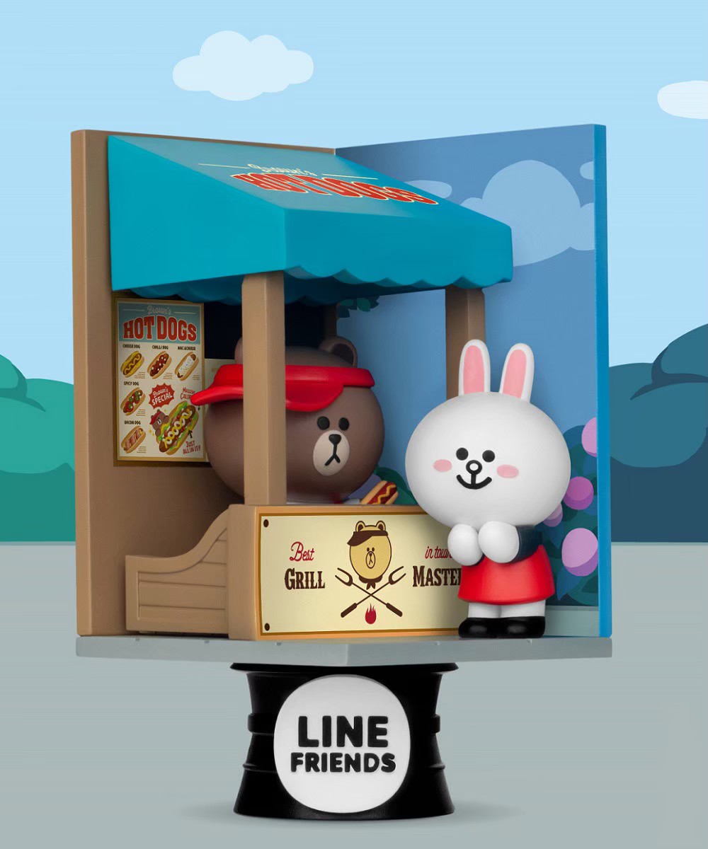 Line Friends - Brown & Friends Dream-Selected Series (Set of 4) by Beast Kingdom