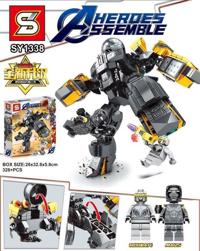 SY 1337-1340 Avengers Iron Man Hulk Busters