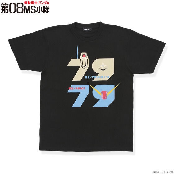 PRE-ORDER : Mobile Suit Gundam 08th MS Squadron Day 78/79 Item T-shirt
