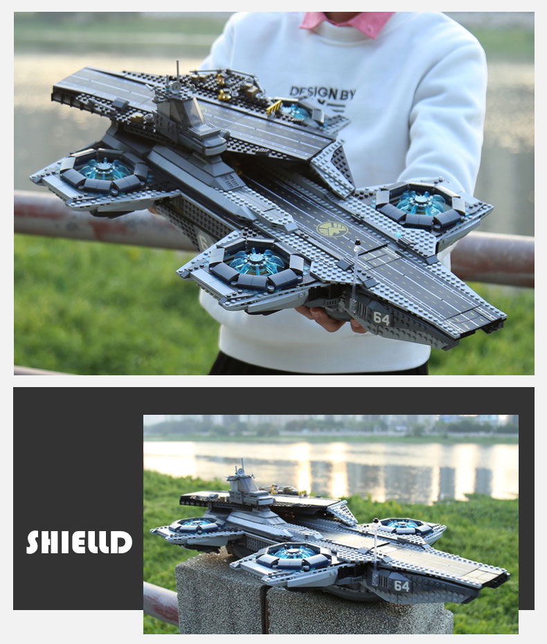 Lepin 07043 The SHIELD Helicarrier 3057pcs