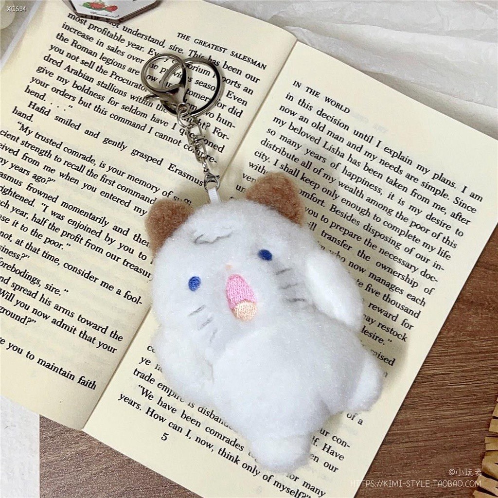 พวงกุญแจ Screaming & Shouting Puppy Dog 🐶 Kitten Cat 🐱 Teddy Bear 🐻 Bunny Rabbit 🐰 Fluffy Plush Keychain