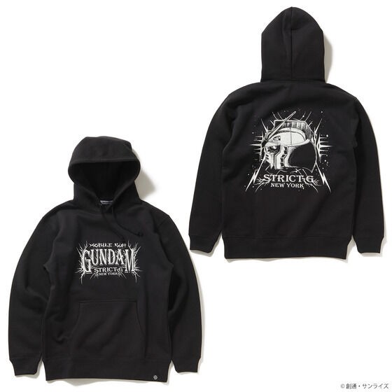 PRE-ORDER : STRICT-G "Mobile Suit Gundam" NEW YORK Hardcore Fleece Lining Hoodie