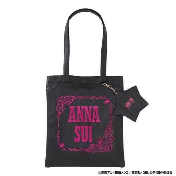 PRE-ORDER : [Oshi no Ko] x ANNA SUI Oshikatsu Tote Bag (trading card case / can badge included)