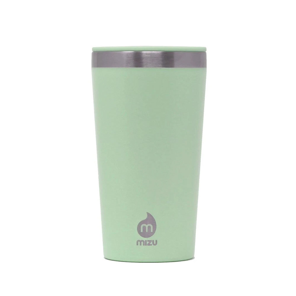 Mizu Tumbler 16 Sea Glass with Gray Camo Straw