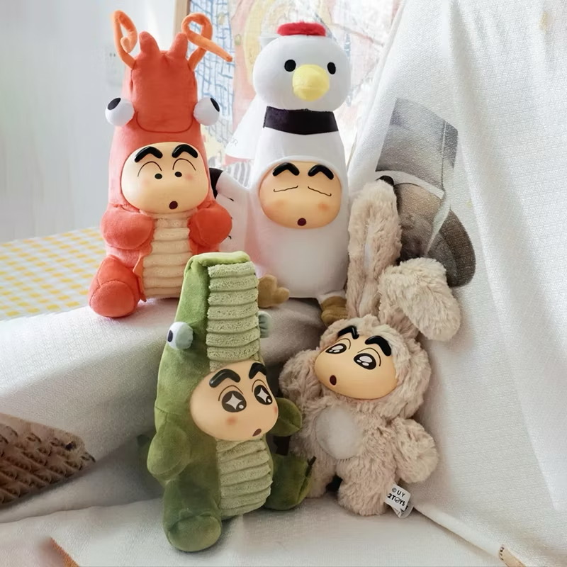ตุ๊กตา สกุชชี่ ชินจัง Crayon Shinchan Growing Fun Series by 52Toys