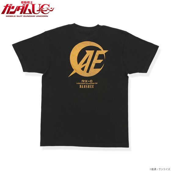PRE-ORDER : Mobile Suit Gundam Gold Lame Print T-shirt