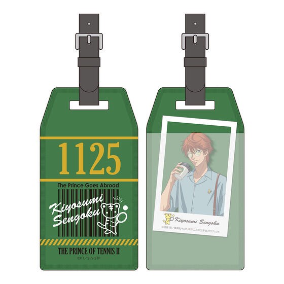 PRE-ORDER : New Prince of Tennis The Prince Goes Abroad Luggage Tag with Illustration Sheet