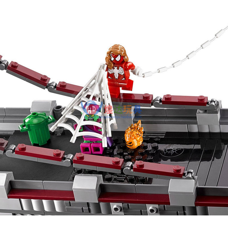 SY840 Heroes Assemble Spider man Web Warriors Ultimate Bridge Battle 1,179pcs