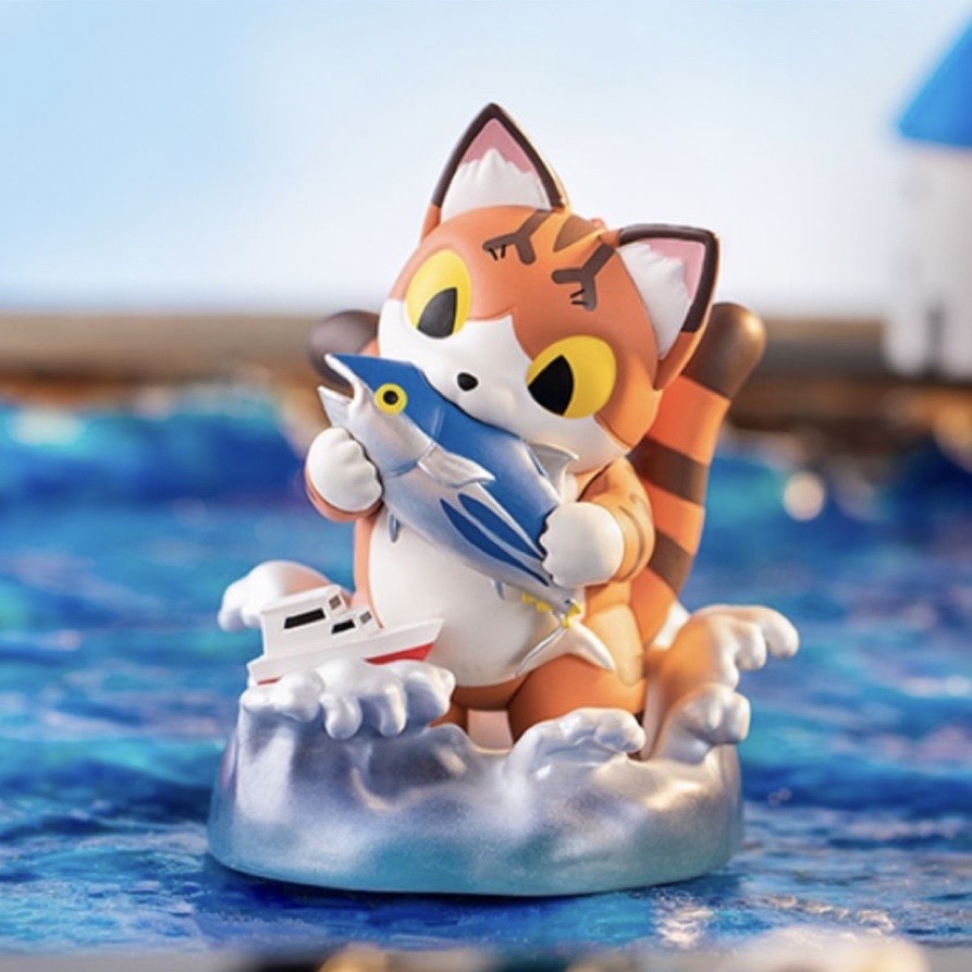 Blind Box ชุดน้องแมวก็อตซิลล่า ได้1ตัว - Kaiju Negora Godzilla Cat by Pop Mart (Set of 12 + 1secret)