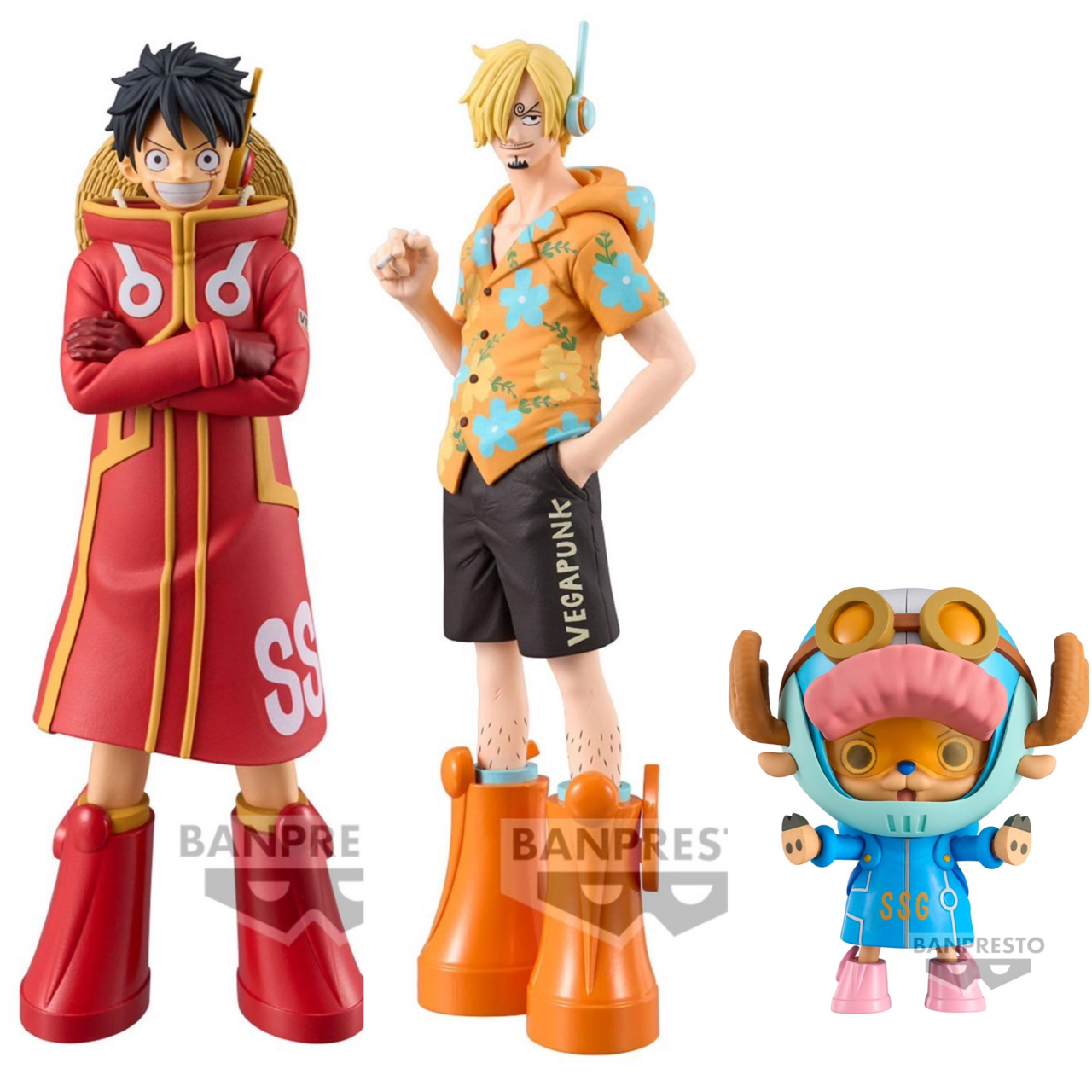 Pre-order : ONE PIECE DXF ～THE GRANDLINE SERIES～ EGGHEAD TONYTONY.CHOPPER & MONKEY.D.LUFFY & SANJI