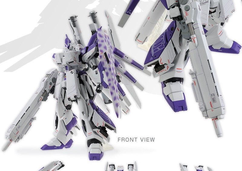 PRE-ORDER : MG 1/100 HI-V NU GUNDAM VER.KA HWS EXTENDED SET
