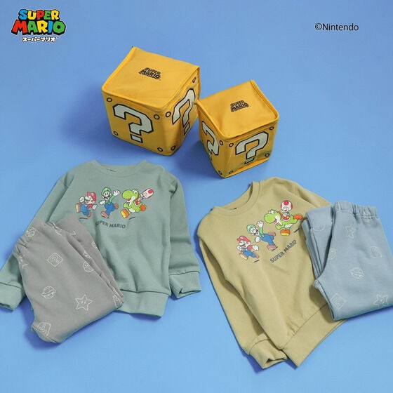 PRE-ORDER : Super Mario Room Wear with Hatena Block Type Box