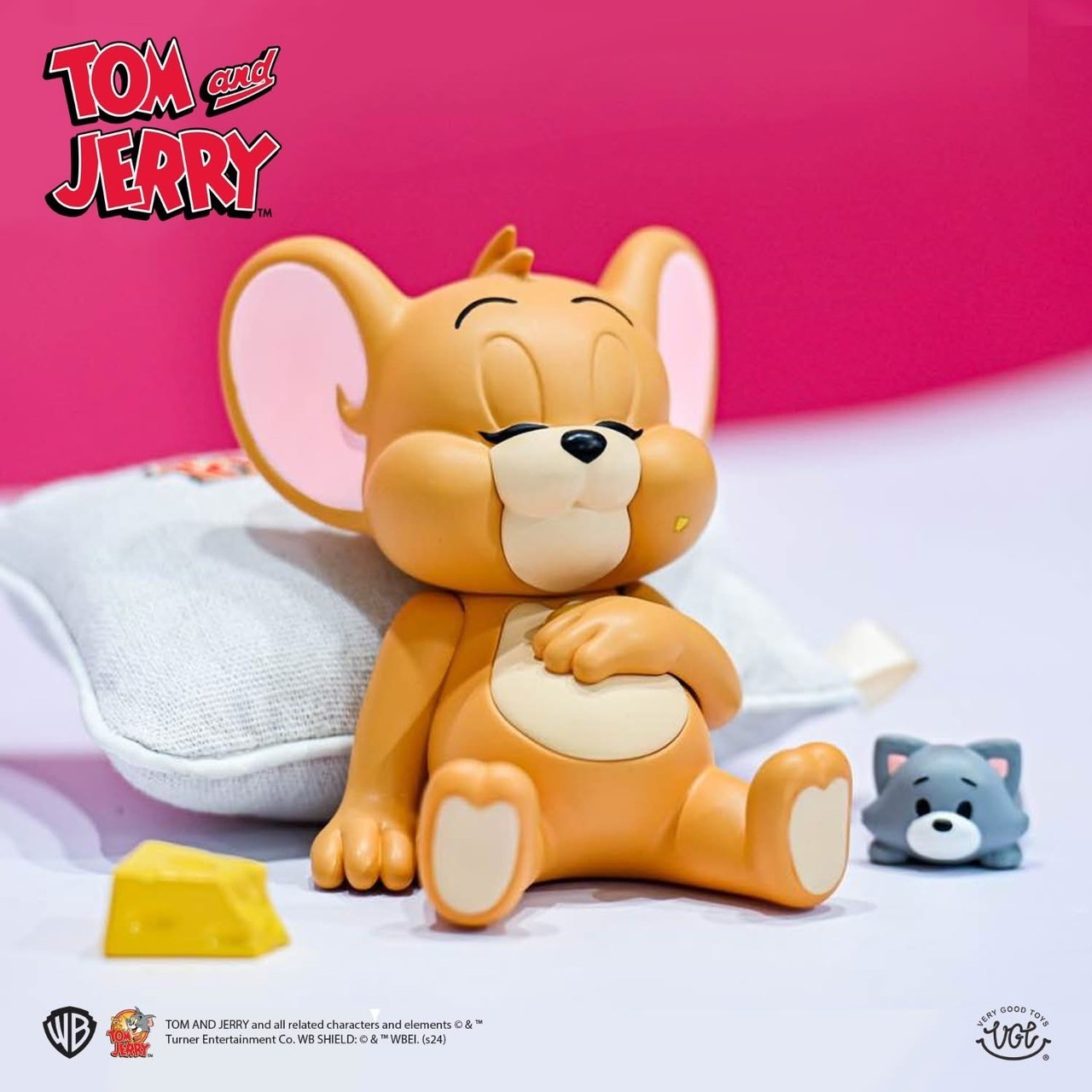 Pre-order : Tom and Jerry Sleepy Jerry with Little Tom by VGT (Very Good Toys)