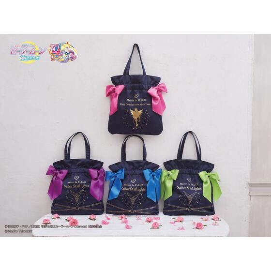 PRE-ORDER : [Maison de FLEUR] Theatrical version "Sailor Moon Cosmos" Double Ribbon Tote Bag