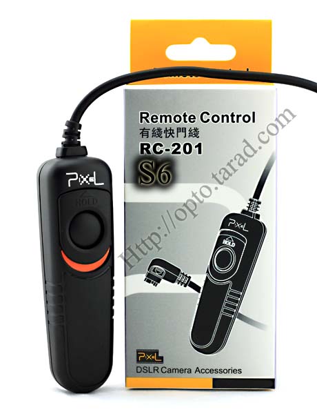 Pixel RC-201 สายลั่นชัตเตอร์ รีโมท Wired Remote S6 For Sony A900/A700/A500/A300/A200