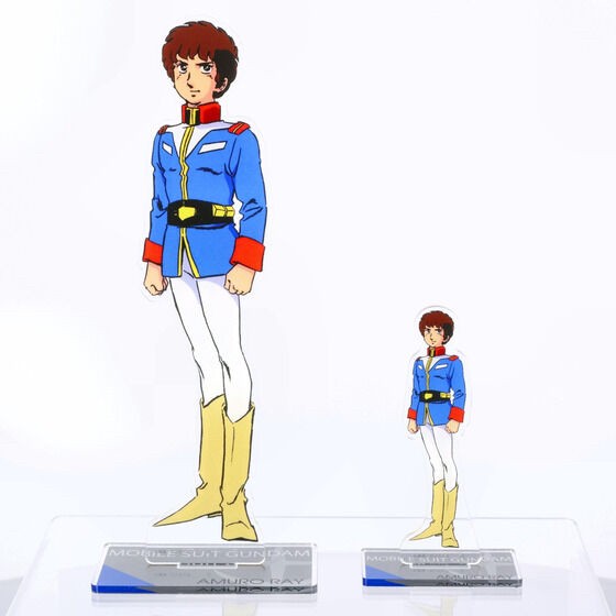 PRE-ORDER : Mobile Suit Gundam Acrylic Stand Amuro Ray / Char Aznable