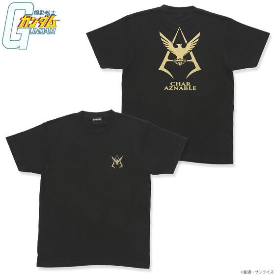 PRE-ORDER : Mobile Suit Gundam Gold Lame Print T-shirt