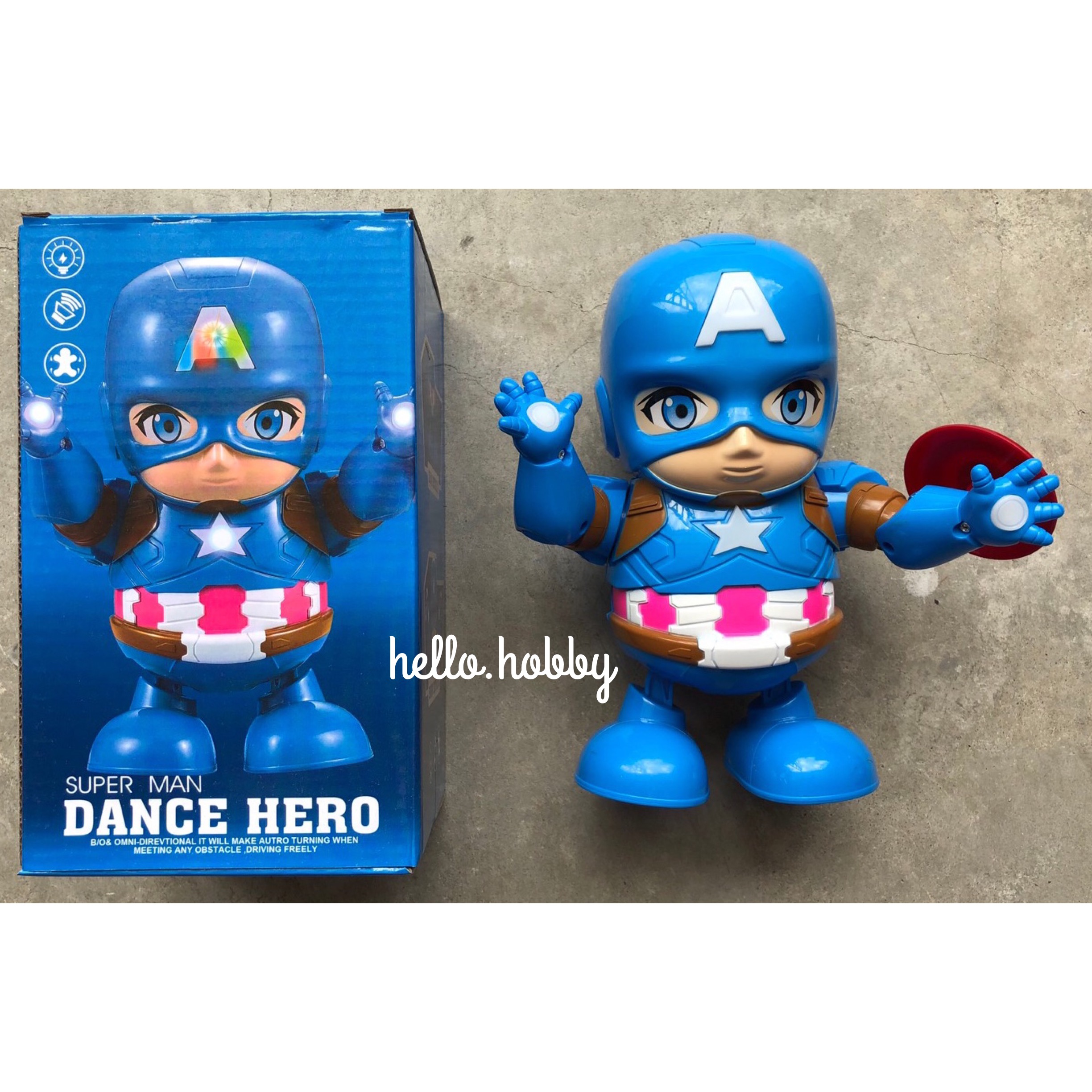 Dancing captain america
