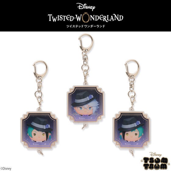 PRE-ORDER : Hapikuro! Disney Twisted Wonderland Tsum Tsum Concatenated Keychain (Random)