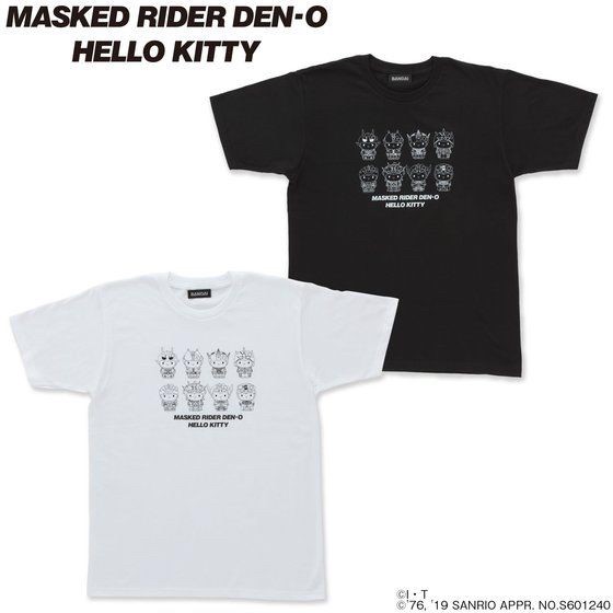 PRE-ORDER : Kamen Rider Den-O x Hello Kitty T-shirt 1