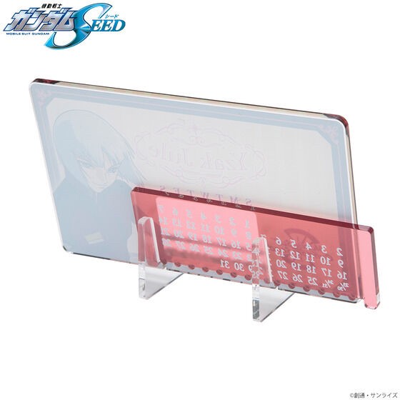 PRE-ORDER : Mobile Suit Gundam SEED Yzak's Birthday Commemorative Item Acrylic Calendar