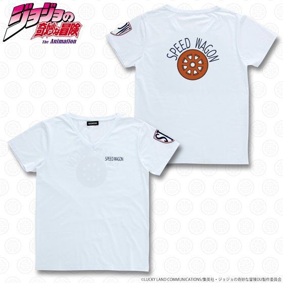 PRE-ORDER : JoJo's Bizarre Adventure: Diamond Is Unbreakable Speed Wagon Foundation T-shirt (White)