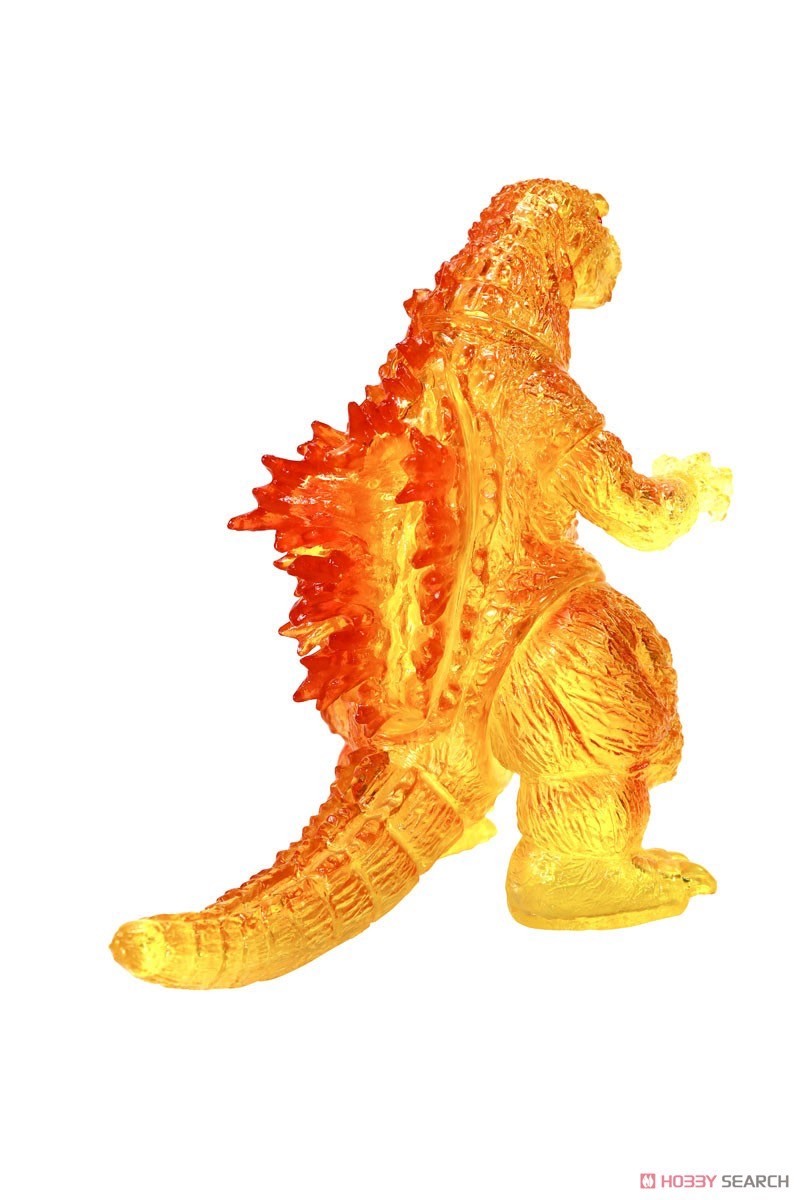 Godzilla - CCP Middle Size Series Godzilla EX Vol.4 Godzilla (2001) Clear Orange Ver. Soft Vinyl (Lot JP) by CCP