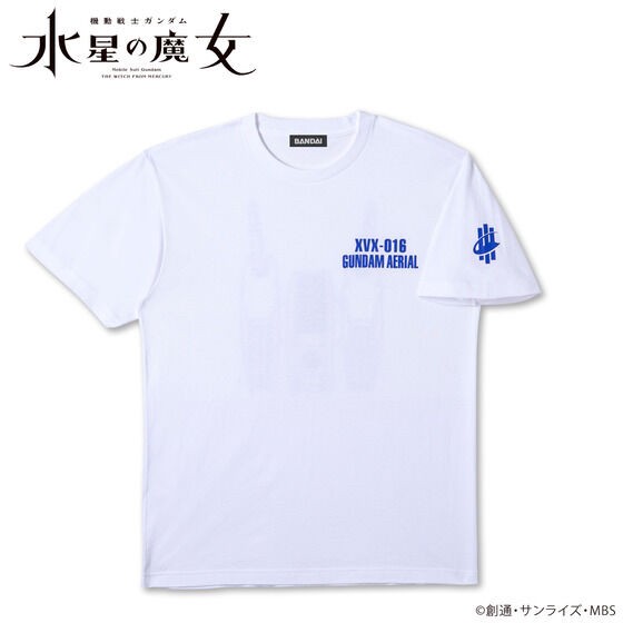 PRE-ORDER : Mobile Suit Gundam: The Witch from Mercury MS Motif Series T-shirt Gundam Aerial
