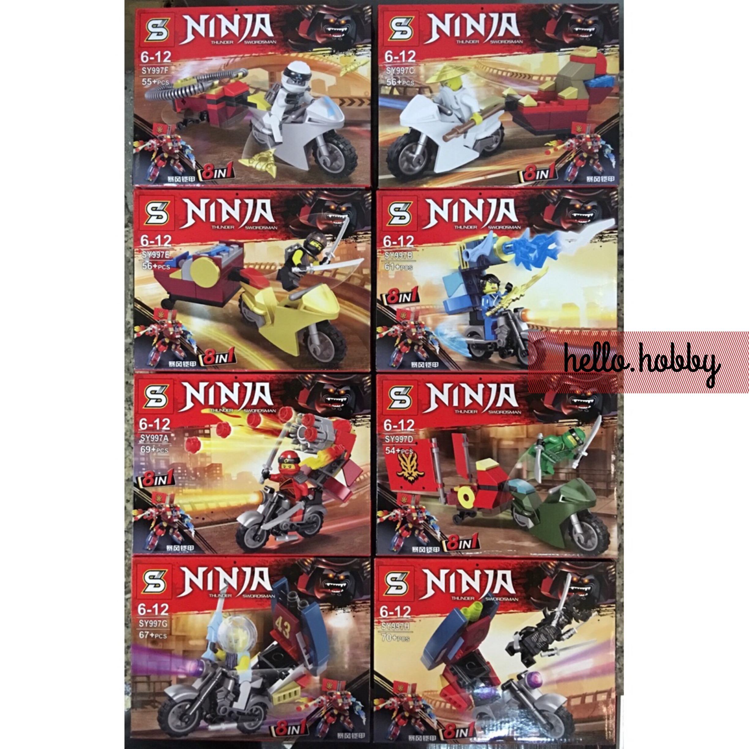 SY 997 A-H Ninjago