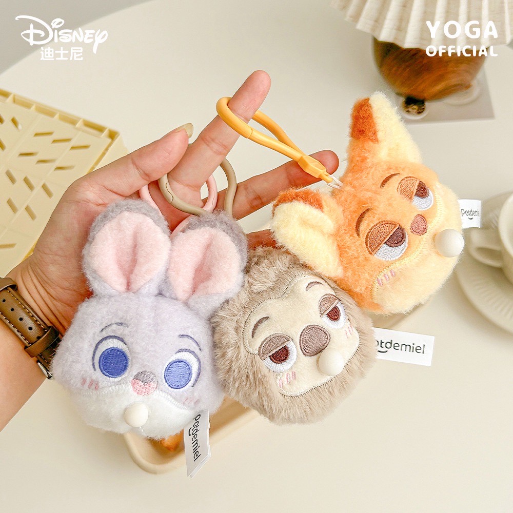ตุ๊กตาพวงกุญแจ แบบบีบ ลิขสิทธิ์แท้ - Disney - Zootopia Bubble Gum Plush Pendant Keychain by Potdemiel