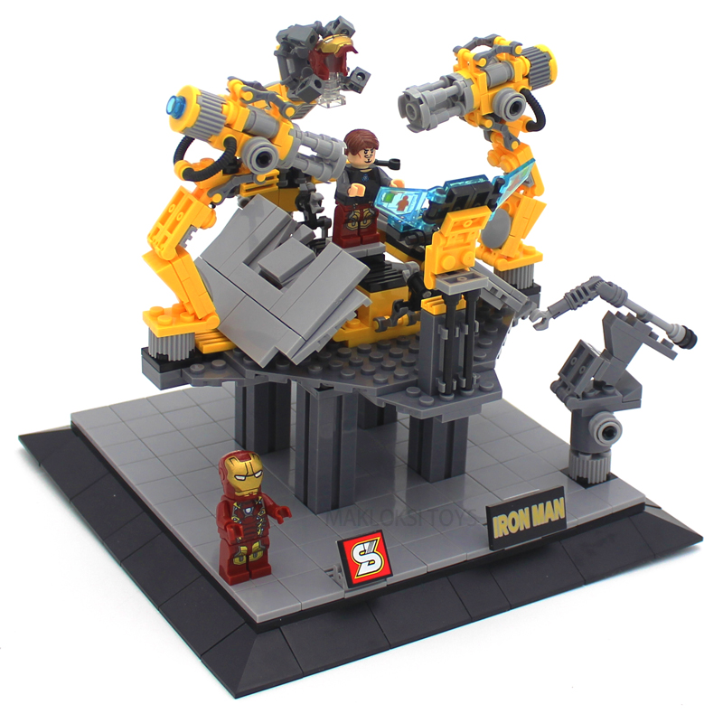 SY 825 Iron Man Suit Up Stage 527pcs