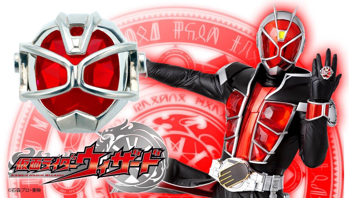 PRE-ORDER : Kamen Rider Wizard Wizard Flame Ring Design Silver925 Ring
