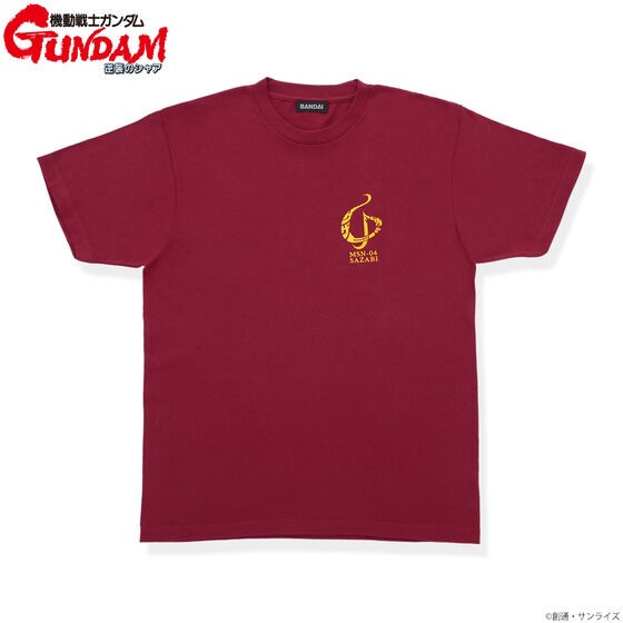 PRE-ORDER : Mobile Suit Gundam Char's Counterattack Mark x Letter Series T-shirt