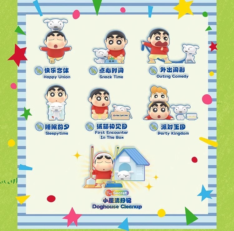 โมเดล ได้ 1ตัว - Crayon Shinchan - Shiro’s Daily Life Series by Top Toy