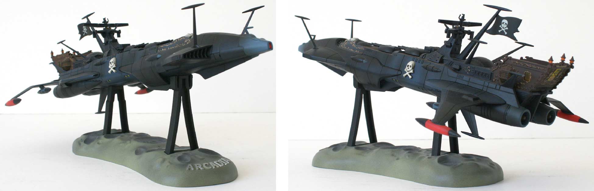 SGM-20 Space Pirate Captain Harlock Arcadia Blue Color by Aoshima