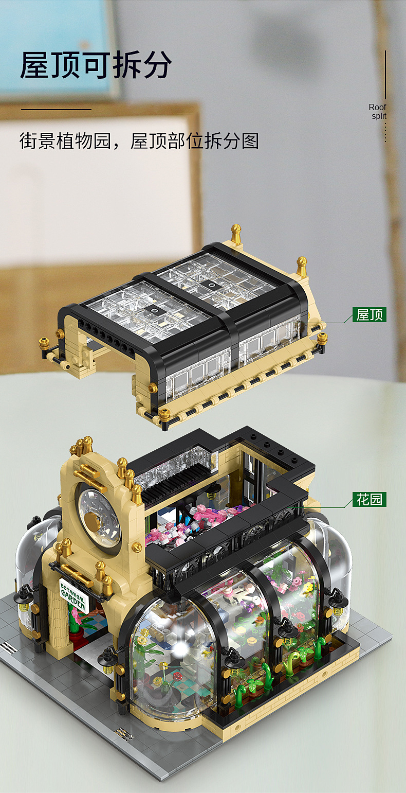 Mould king 16019 Botanical Garden 2147pcs (มีไฟ)