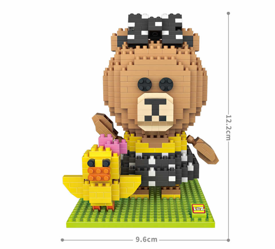 LOZ 9761 Line Town Choco&Sally 630pcs