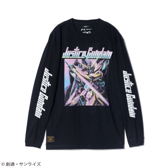PRE-ORDER : STRICT-G glamb "Mobile Suit Gundam SEED" Justice Gundam Long Sleeve T-Shirt
