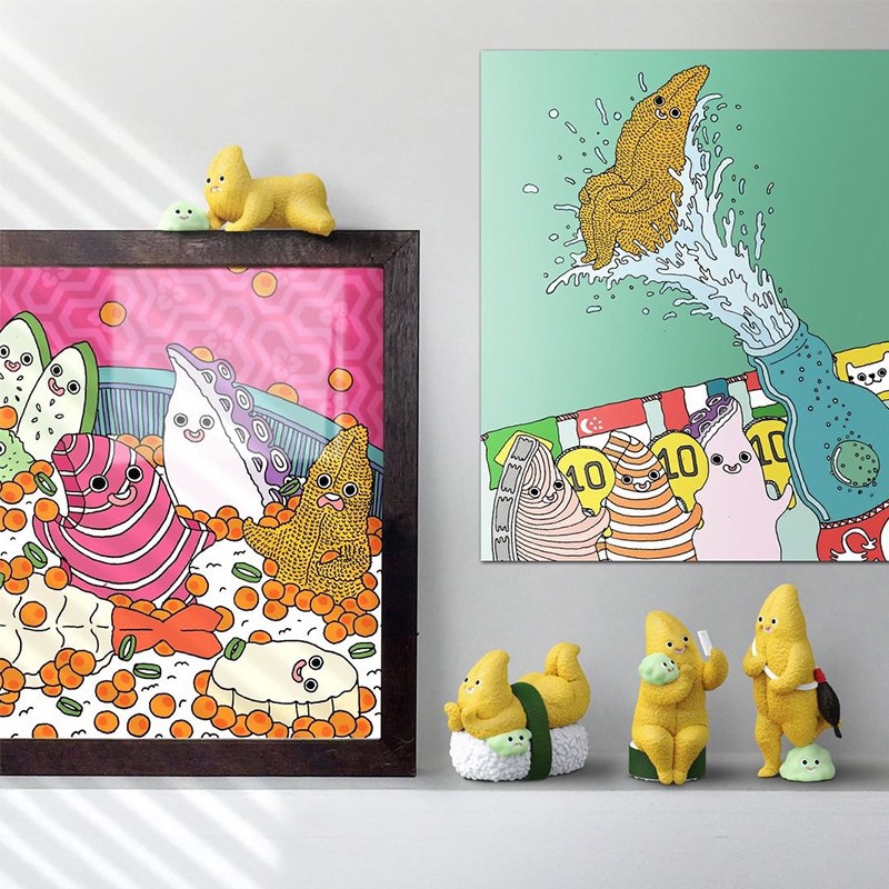 Blind Box UNIMAN! Sea Urchin Baby by Mighty Jaxx (Set of 5+1 Secret)